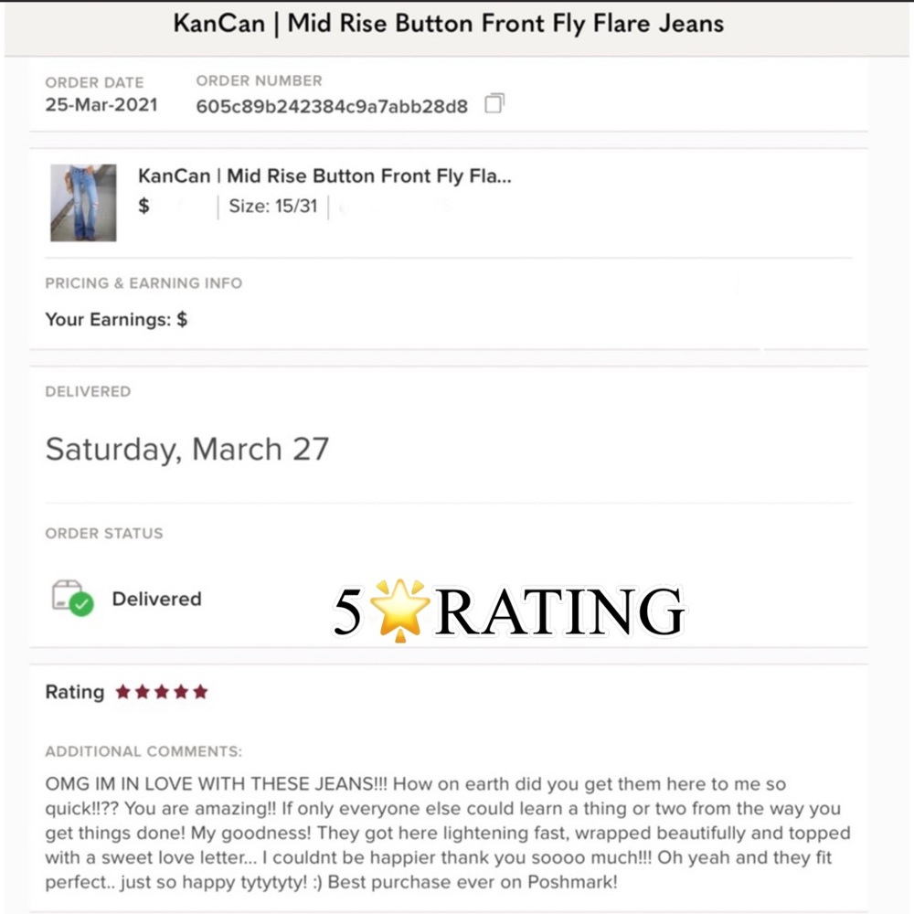 STILL INTERESTED RELISTED UNDER JEANS KanCan | Mid Rise Button Fly Flare Jeans - Picture 10 of 16